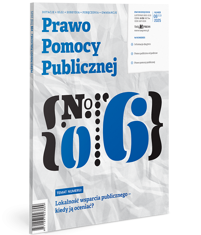 Prawo Pomocy Publicznej 6(113)2025