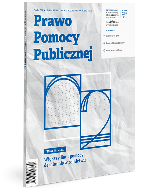 Prawo Pomocy Publicznej 02(73)2019