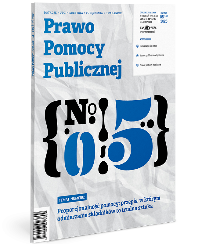 Prawo Pomocy Publicznej 5(112)2025