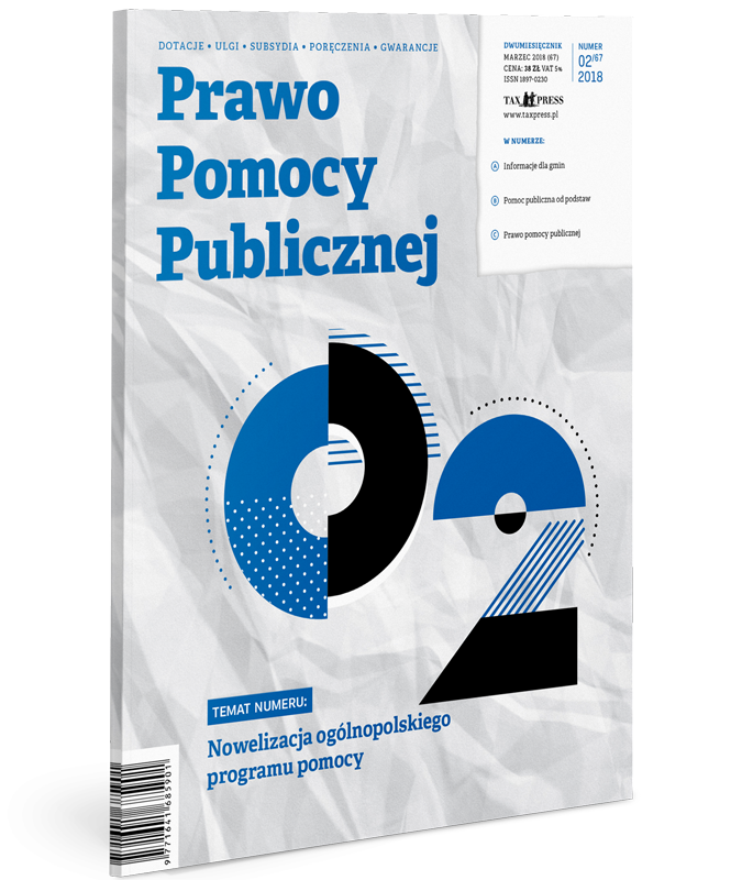 Prawo Pomocy Publicznej 02(67)2018